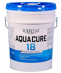 Aqua Cure 18 - 5 Gallon - 18% Solids Water Based Curing Compound