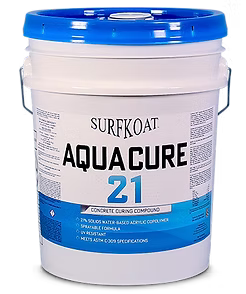 Aqua Cure 21 - 5 Gallon - 21% Solids Water Based Curing Compound
