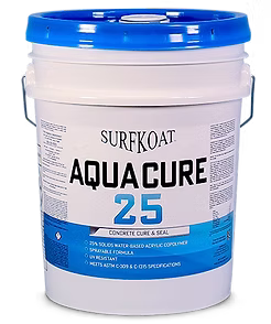 Aqua Cure 25 - 5 Gallon - 25% Solids Water Based Curing and Sealing Compound
