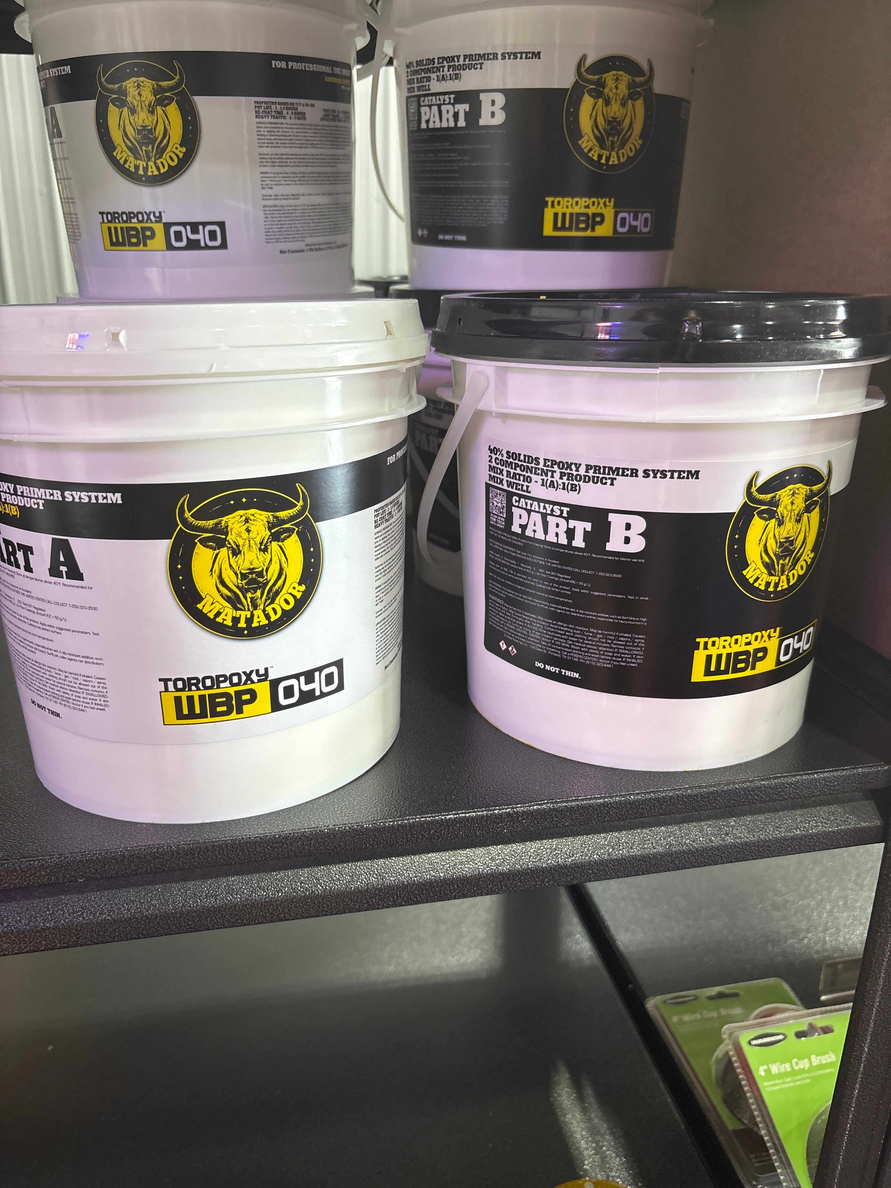Toropoxy  WBP 040 - 2 Gallon - 40% Solids Water Based Epoxy Primer (Mix Ratio 1:1)