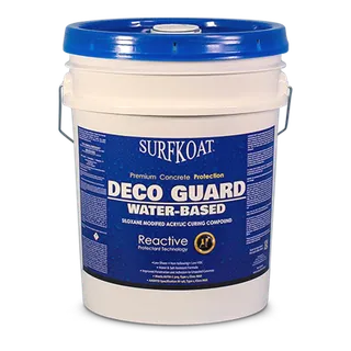 Deco Guard WB - 5 Gallon - 15% Solids Water Based Siloxane and Acrylic Decorative Concrete Sealer