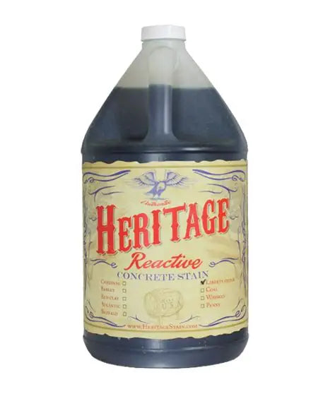 Heritage Acid Stain - 1 Gallon Jug - Concentrated Concrete Acid Stain